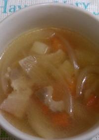 保育園の野菜スープ
