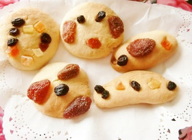 夏休み、小学生とフルーツクッキーを