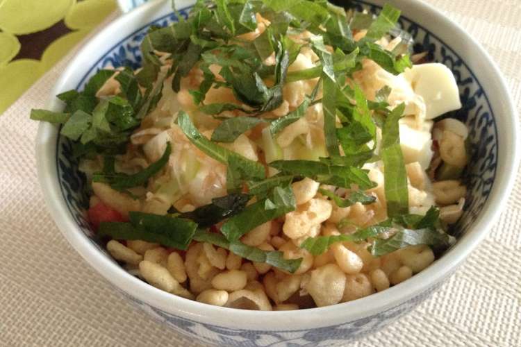 超簡単 夏の朝ごはん 豆腐丼 レシピ 作り方 By Butch0126 クックパッド 簡単おいしいみんなのレシピが358万品