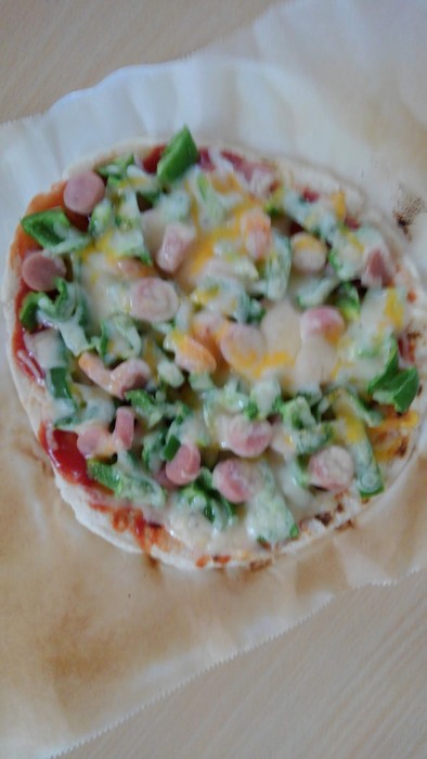 ヘルシー！！簡単！！ナポリ風おからピザの写真