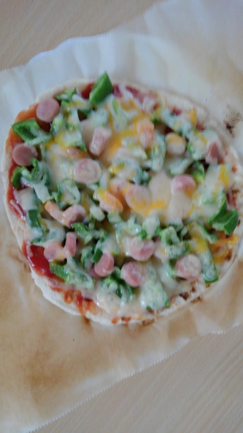 ヘルシー！！簡単！！ナポリ風おからピザの画像