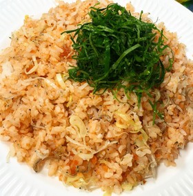 梅鮭チャーハン(@^∇^@)