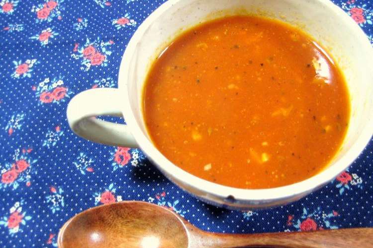 ミキサーで超簡単 トマトのスパイススープ レシピ 作り方 By スパイスのガネーシャ クックパッド 簡単おいしいみんなのレシピが355万品