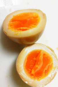簡単☆昆布つゆ（麺つゆ）で煮卵風味付け卵