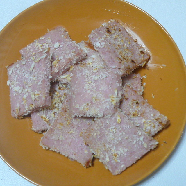 スパムのパン粉焼き レシピ 作り方 By Abiち クックパッド 簡単おいしいみんなのレシピが360万品