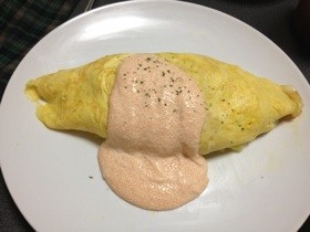 絶対失敗しないオムライス♡タラコソース