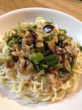 野菜たっぷりヘルシージャージャー麺風♪