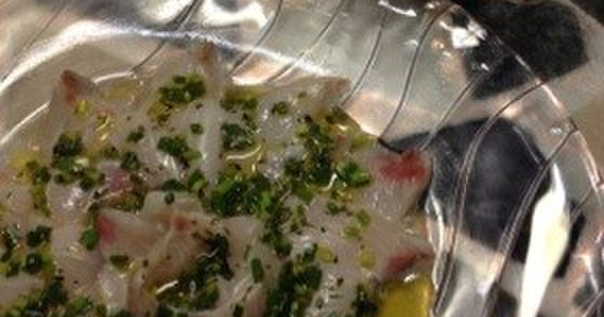 ヒラマサのカルパッチョ レシピ 作り方 By どせいさん19号 クックパッド 簡単おいしいみんなのレシピが361万品