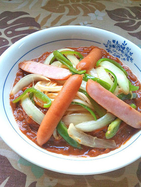 名古屋めしアレンジ☆カレーあんかけスパ