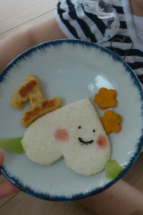 誕生日☆ひなまつり☆朝食おやつプレートの画像