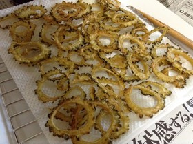 衣なし☆パリパリゴーヤチップス☆