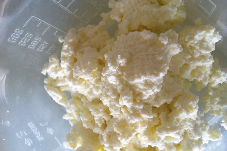 混ぜるだけ リコッタチーズ レシピ 作り方 By Mamatje クックパッド 簡単おいしいみんなのレシピが374万品