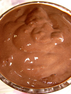 お豆腐で♪バナナチョコレートクリーム