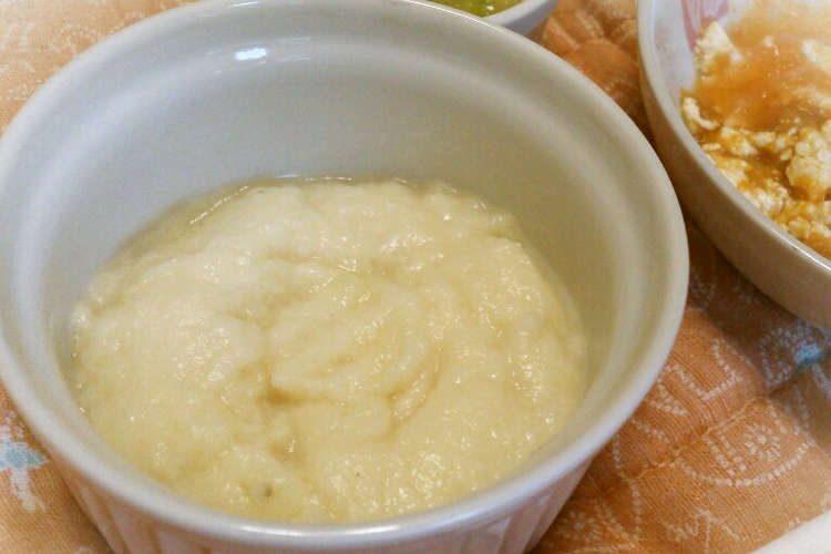 離乳食 初期 中期 ポテト ミルクパン粥 レシピ 作り方 By みぴはは クックパッド