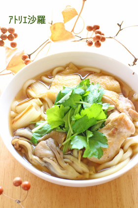 簡単♫ほっこり優しい味✿鶏南蛮うどん✿