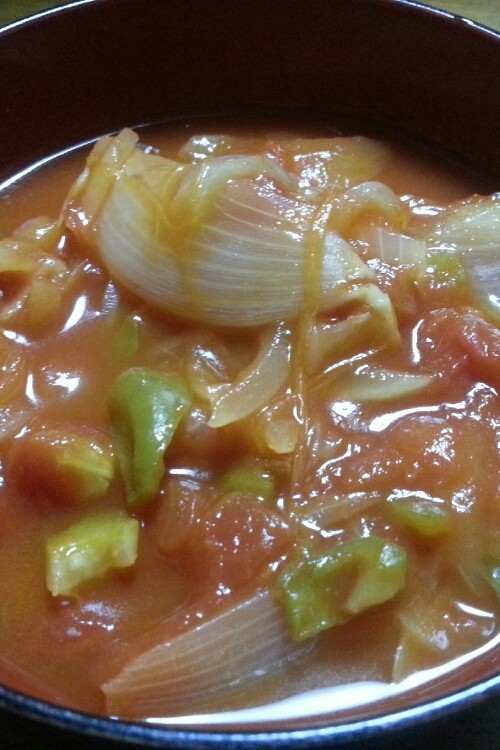 ズボラトマトスープの画像