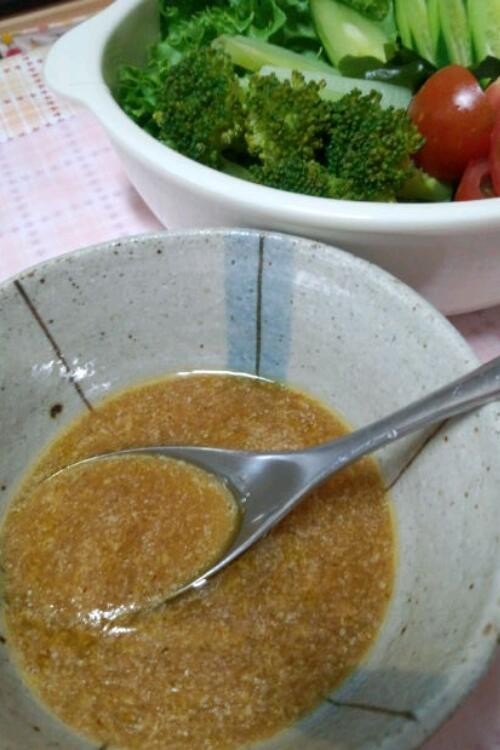 胡麻生姜ドレッシングのレシピ