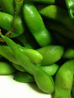 水100ccだけ、最高の枝豆のゆで方