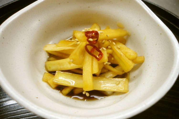 大根 の皮 の醤油漬け レシピ 作り方 By 料理人tk クックパッド 簡単おいしいみんなのレシピが352万品