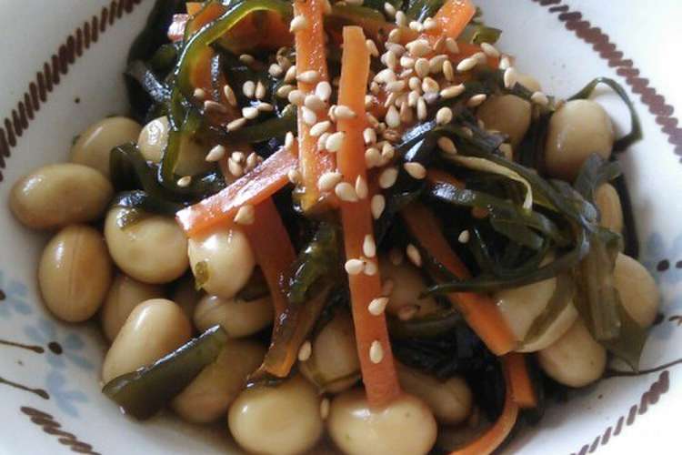 簡単 生昆布とお豆の煮物 レシピ 作り方 By しんまぁ クックパッド