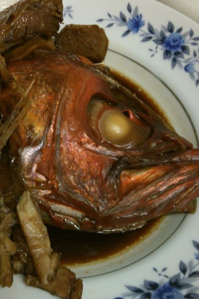 めんつゆで煮魚の写真