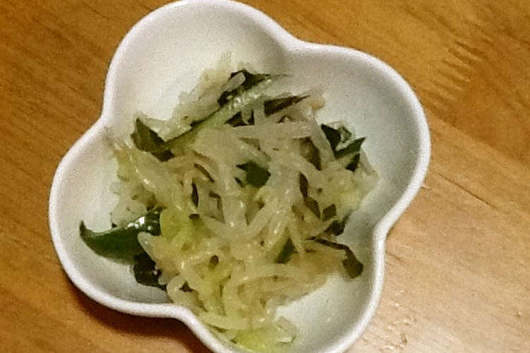 お腹のお掃除 もやしわかめきゅうりナムル レシピ 作り方 By いちあさみっきー クックパッド 簡単おいしいみんなのレシピが361万品