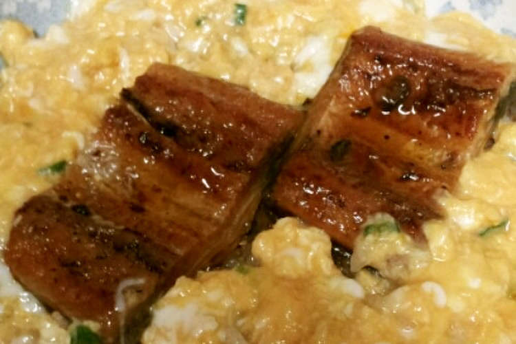 うな玉丼 とろとろ卵のせ レシピ 作り方 By Dr Mum クックパッド 簡単おいしいみんなのレシピが361万品