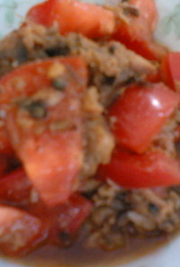 健康！さば水煮とトマトのオ・レ