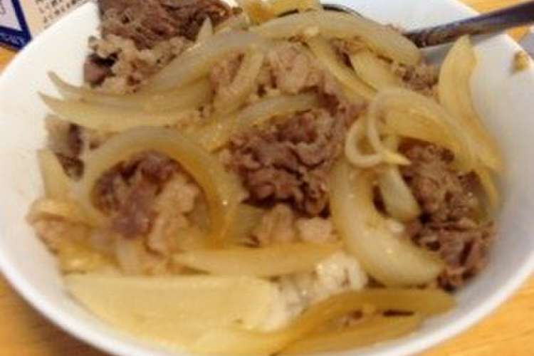 めんつゆとレンジで簡単牛丼 レシピ 作り方 By はるぽん W クックパッド 簡単おいしいみんなのレシピが359万品