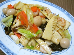 シーフードミックスで本格中華♪海鮮八宝菜