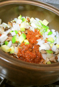 韓国風味噌チゲ鍋（강된장）