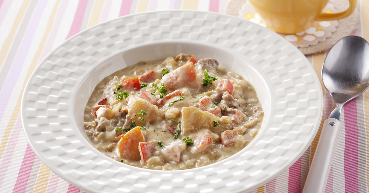 簡単リメイクカレー玄米クリームリゾット by ハウス食品株式会社 【クックパッド】 簡単おいしいみんなのレシピが315万品... 
