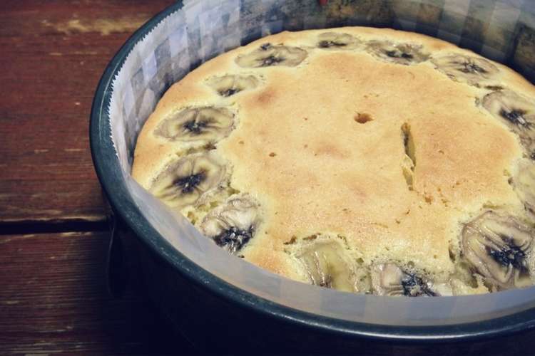 バナナスポンジケーキ レシピ 作り方 By Amo クックパッド