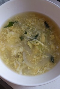 とき卵の中華風スープ