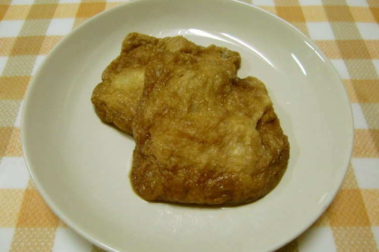 簡単 お餅のすし揚げ巾着の煮物で す レシピ 作り方 By たかしママ クックパッド 簡単おいしいみんなのレシピが352万品