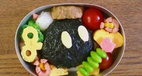 スーパーマリオ＊ボム兵海苔弁当