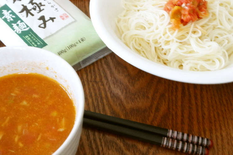 ツナトマトにんにくそうめん レシピ 作り方 By ともたろうげんき クックパッド 簡単おいしいみんなのレシピが357万品