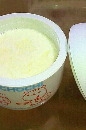温泉卵器で自家製ヨーグルト
