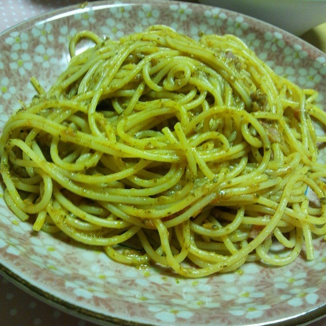 愛しのアンチョビとバジルソースのパスタ レシピ 作り方 By ローズウッディ クックパッド 簡単おいしいみんなのレシピが374万品