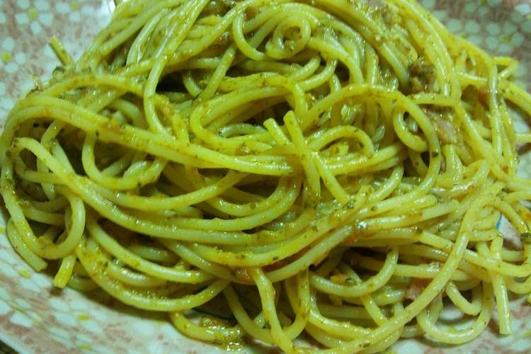 愛しのアンチョビとバジルソースのパスタ レシピ 作り方 By ローズウッディ クックパッド 簡単おいしいみんなのレシピが360万品