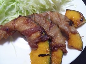 【ビタミンたっぷり】かぼちゃ豚巻き