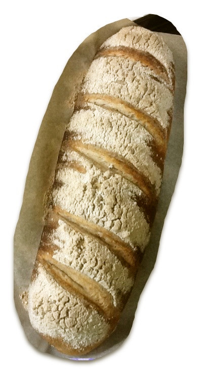 自家製酵母のライ麦パンの画像