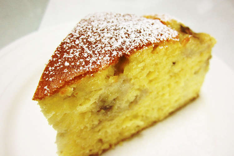 バナナケーキ ホットケーキミックス使用 レシピ 作り方 By まこぷんぷん クックパッド