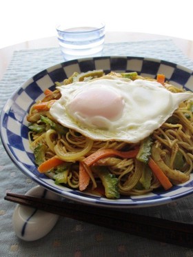 カレールウdeゴーヤ素麺チャンプルー