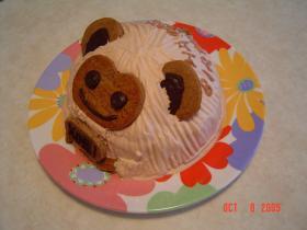 祝１歳　お猿のバースデーケーキの画像