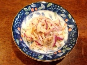超簡単!紫玉ねぎだけのサラダ