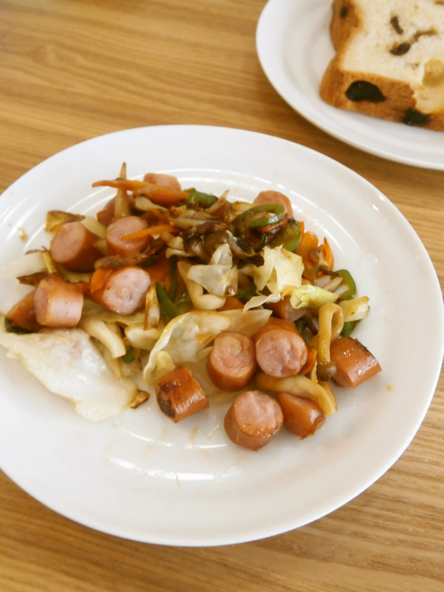 朝食に✿手抜きワザde野菜炒めの画像