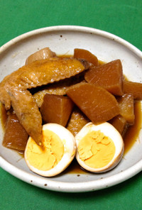 圧力鍋で作る・鶏と大根と卵のすっぱ煮