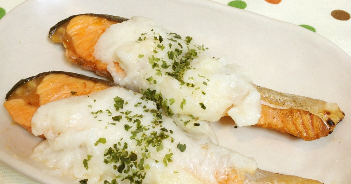 鮭の山路焼き by にっくぅ～ 【クックパッド】 簡単おいしいみんなのレシピが315万品 鮭の山路焼き by にっくぅ～
