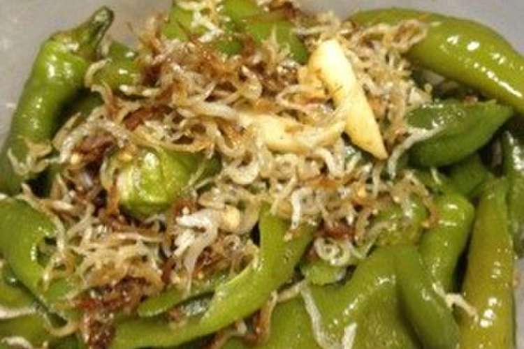 夏に 辛くない 万願寺唐辛子のじゃこ炒め レシピ 作り方 By 美依 クックパッド